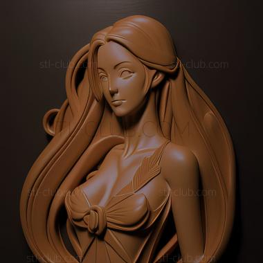 3D model Orihime Inouefrom ANIME (STL)